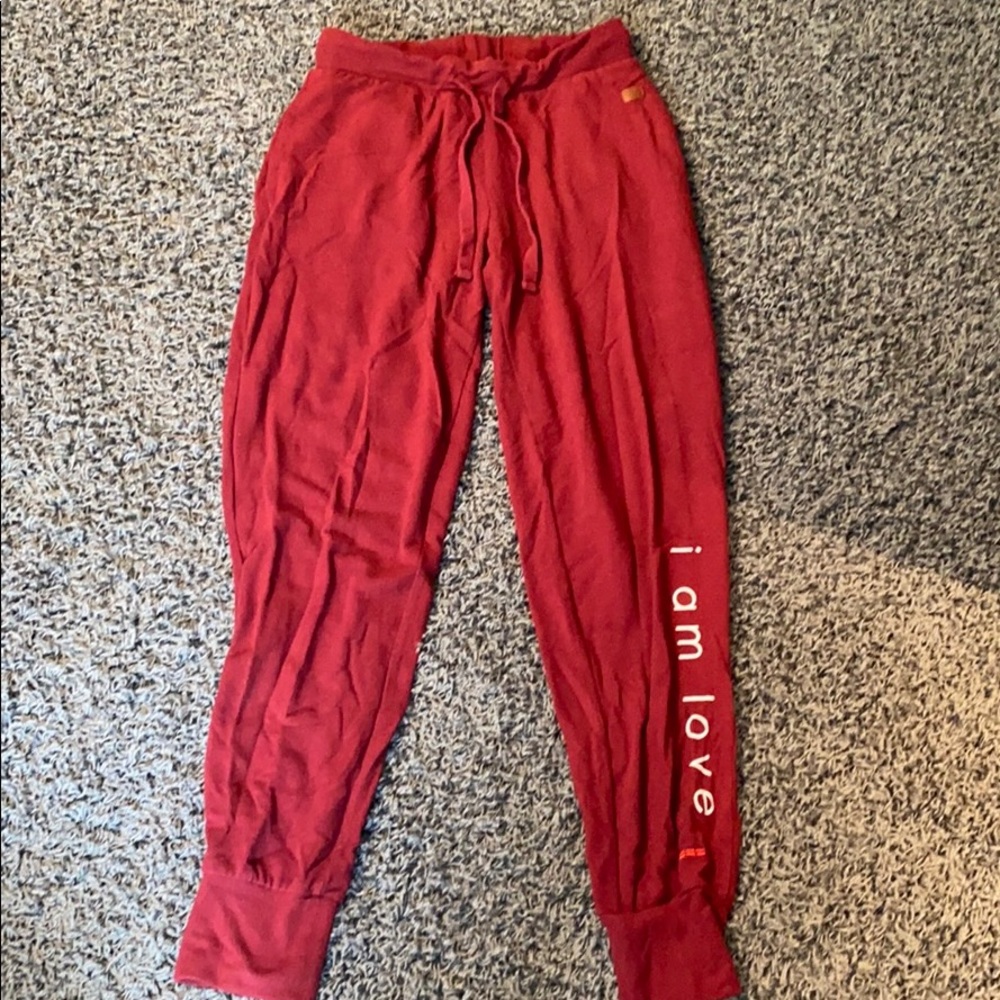 Peace love world Joggers